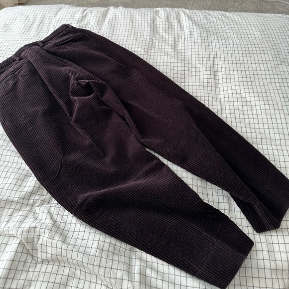 Beauty and Youth United Arrows Thick Corduroy Deep Wine Pants - Picture 5 of 8